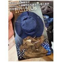 香港迪士尼樂園限定 Nuimos 玩偶專用帆布連身衣+帽子套裝